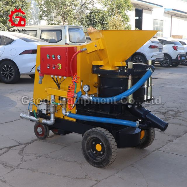 Gaodetec GSZ-10S/E 10m3/h Gunite Machine for Pea Gravel and Crushed Stone